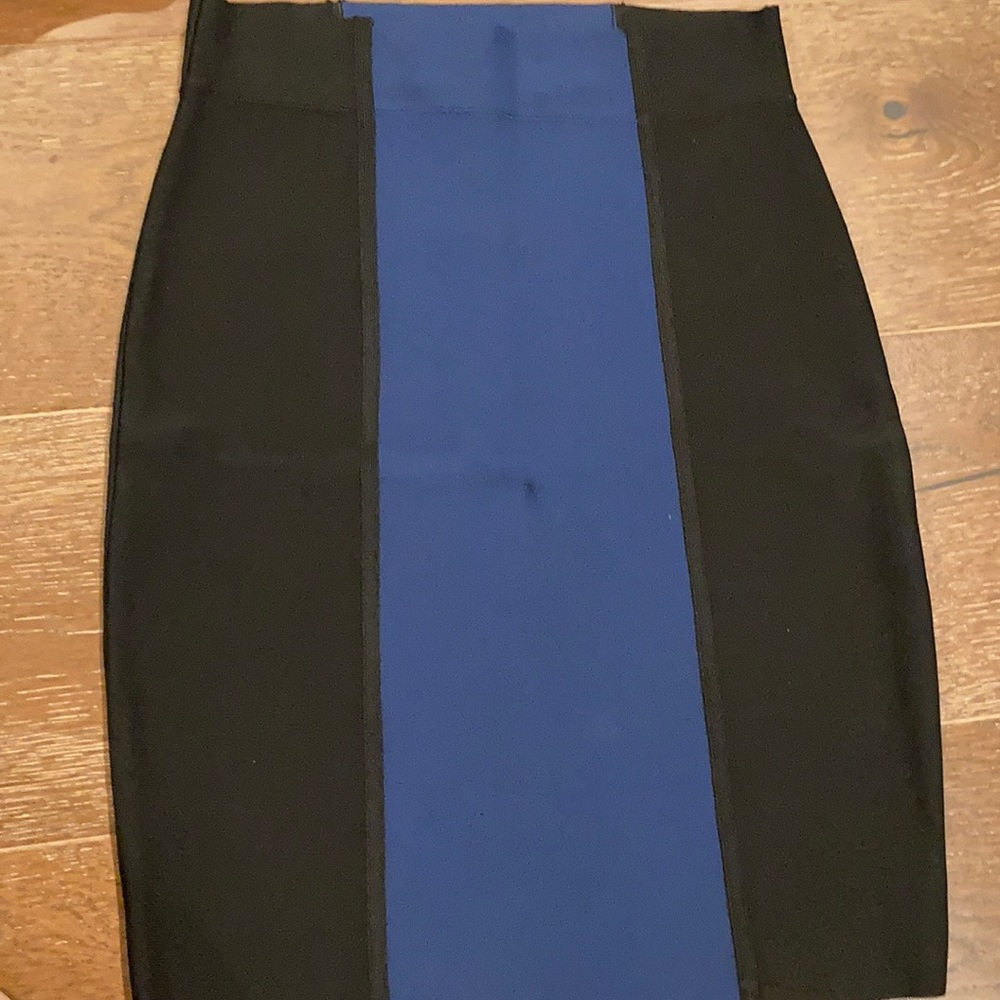 Pencil Skirt BCBG Blue/Black